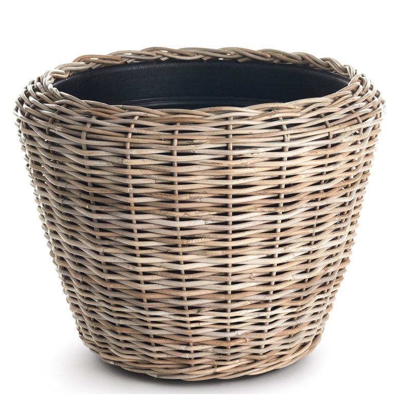 Bay Isle Home Leachville Rattan Pot Planter Wayfair